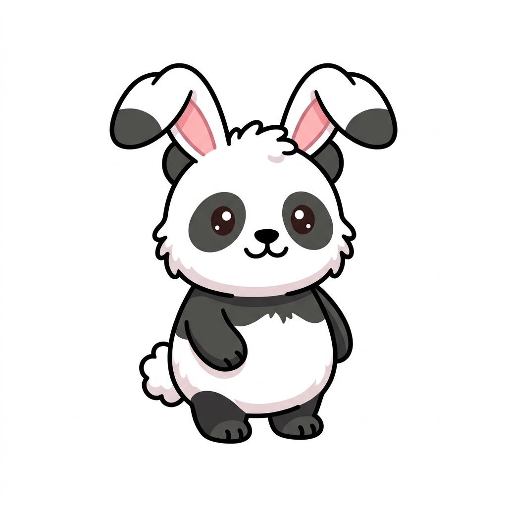 Panda and Bunny hybrid