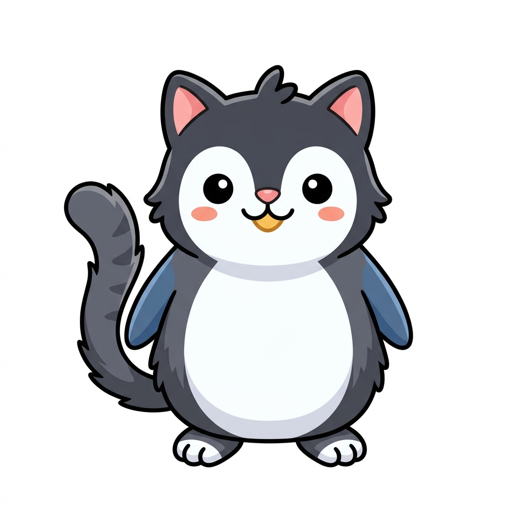 Cat and Penguin hybrid