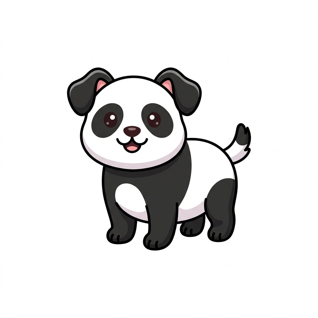 Dog and Panda hybrid