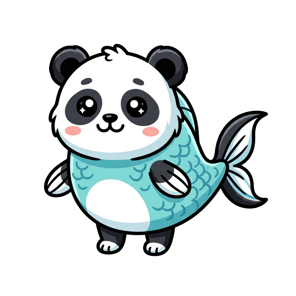 Panda and Fish hybrid