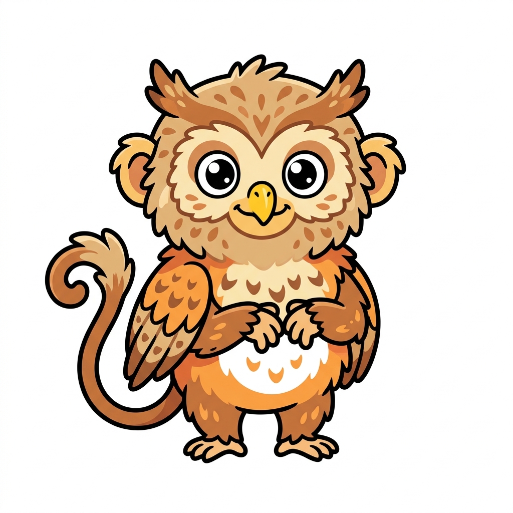 Owl and Monkey hybrid