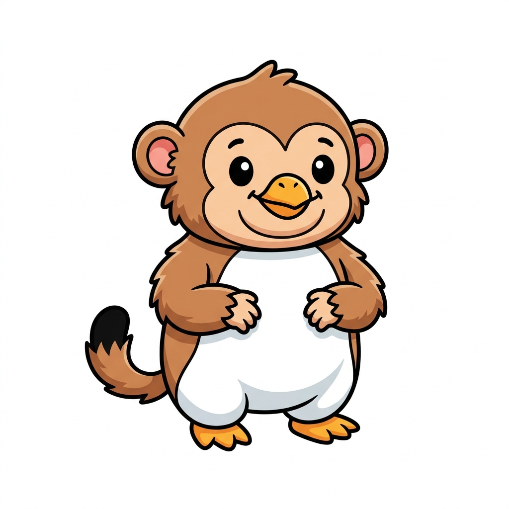 Monkey and Penguin hybrid