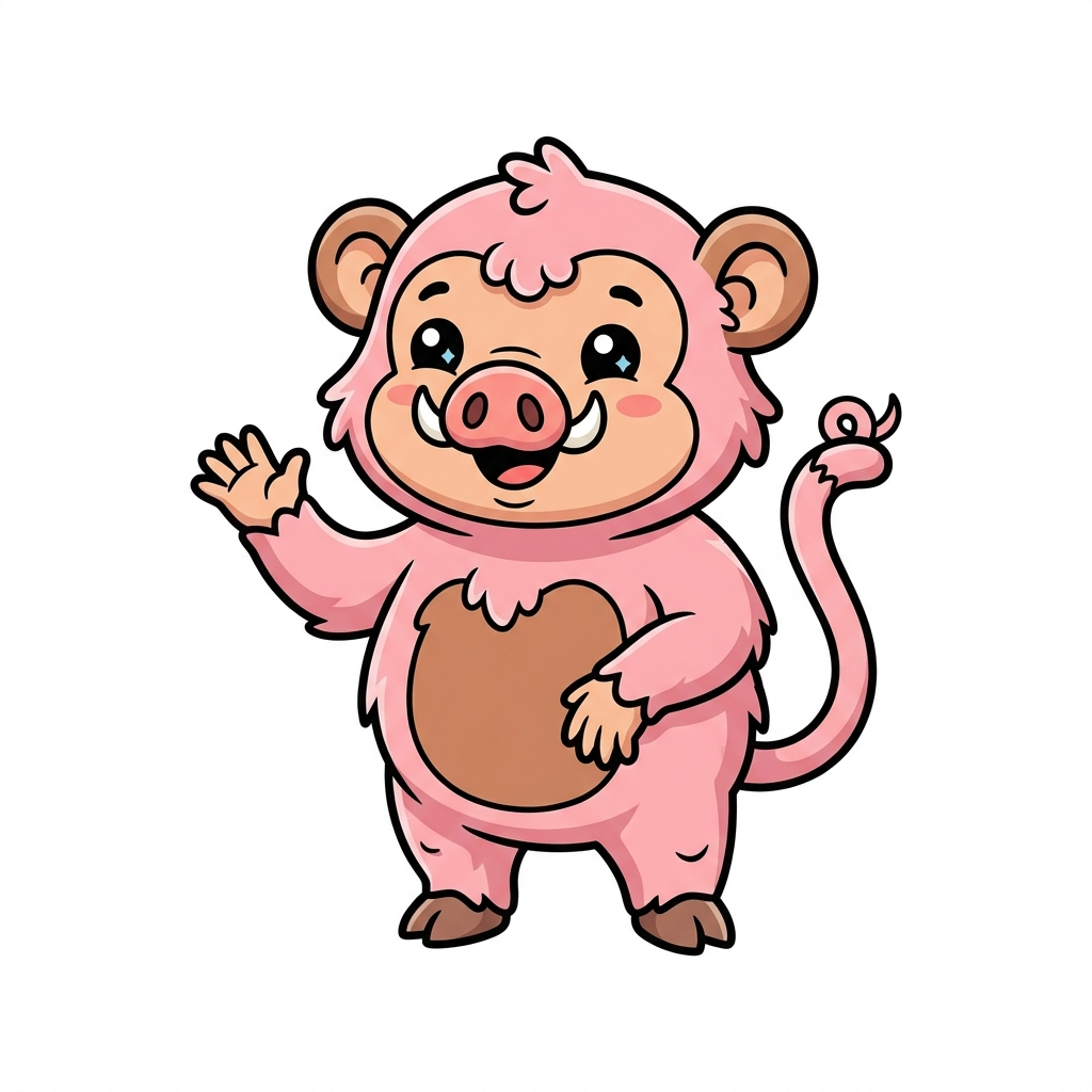 Pig and Monkey hybrid